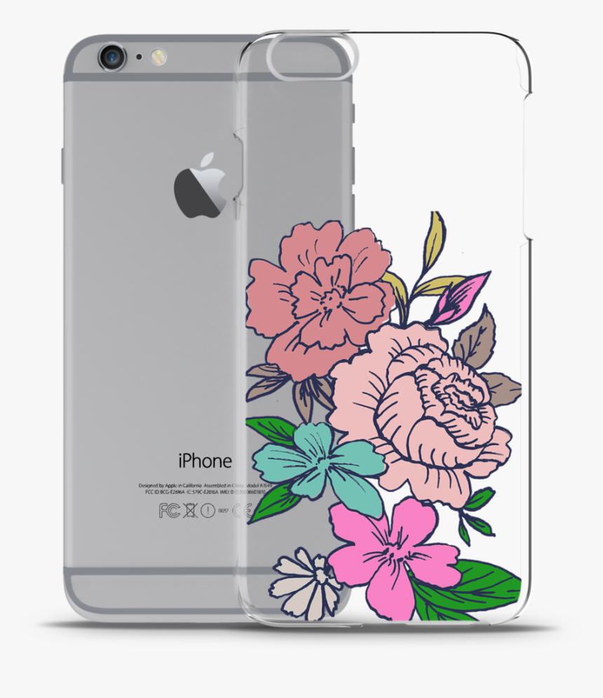 Diwali Flowers Clear Case For Iphone 6/6s - Mobile Phone Case, HD Png Download
