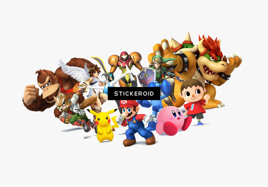 Super Smash Bros Characters Png , Png Download - Super Smash Bros Png, Transparent Png