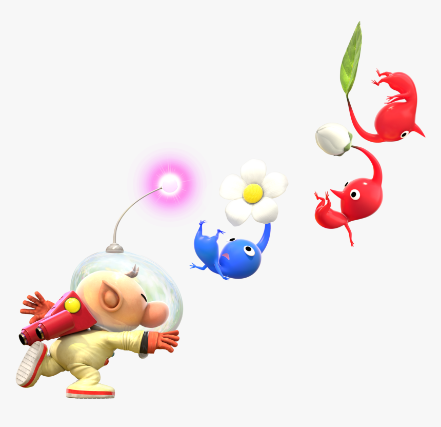 Nintendo Fanon Wiki - Captain Olimar Throwing Pikmin, HD Png Download