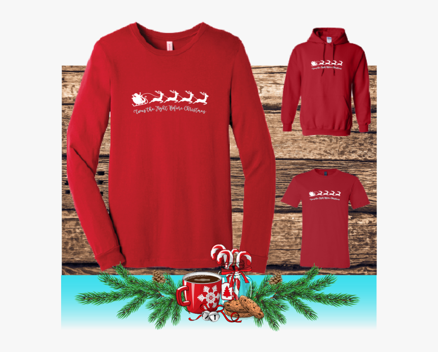 Long-sleeved T-shirt, HD Png Download