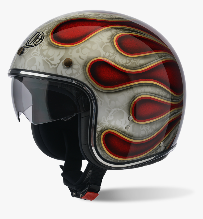 Airoh Riot Flame Glitter Jet Helm, HD Png Download