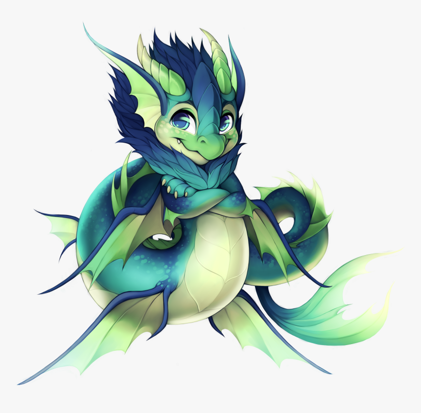 Mermaid Dragon , Png Download - Furvilla Dragon, Transparent Png