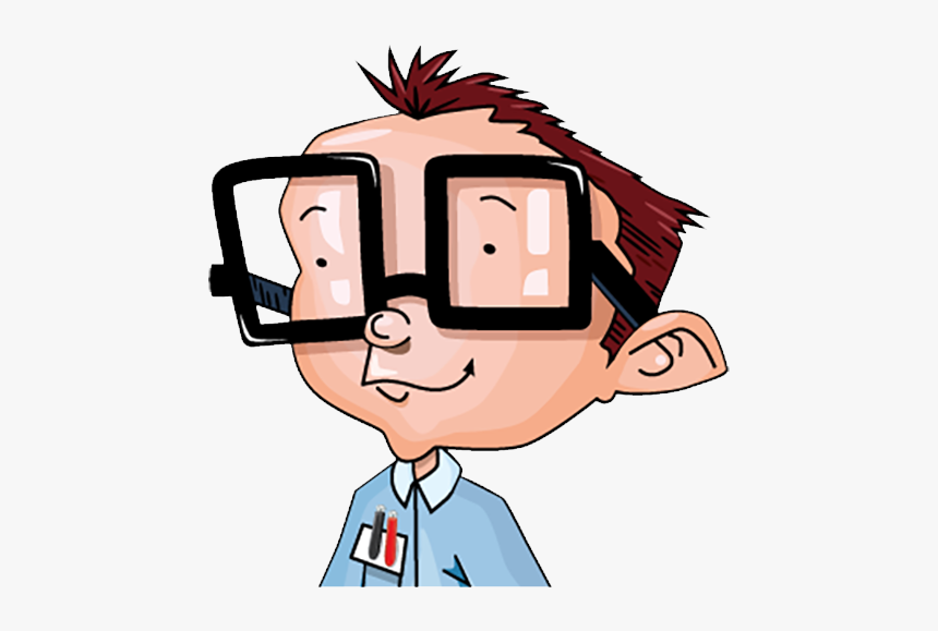 Geek - Cartoon, HD Png Download