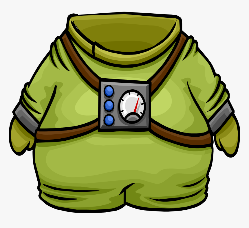 Club Penguin Rewritten Wiki - Club Penguin Green Outfit, HD Png Download