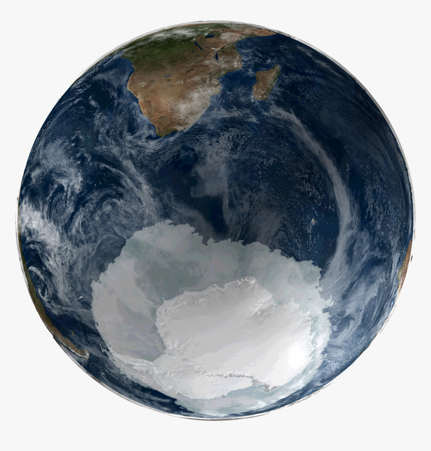 Antarctica Global View, HD Png Download
