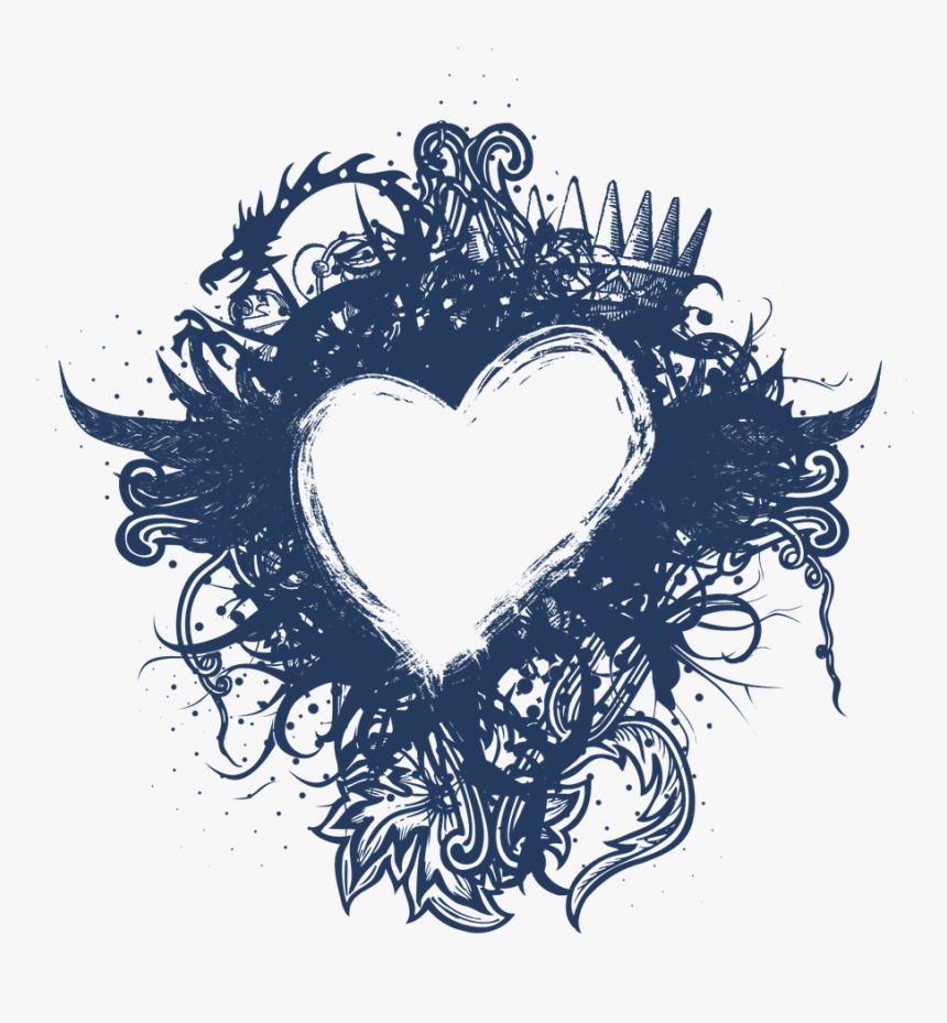 Heart Framing Heart-shaped Free Photo - Heart Framing, HD Png Download