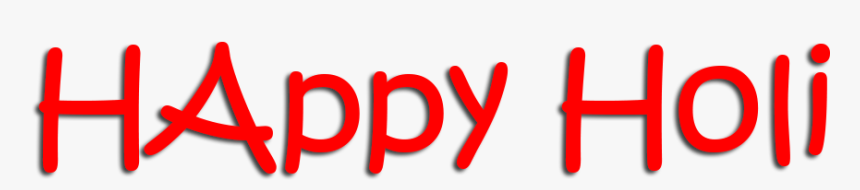 Happy Holi Text Png - Graphic Design, Transparent Png