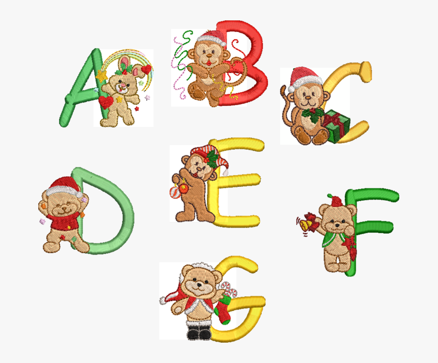 The Next Alphabet Will Be The Cuddly Christmas The - Cartoon, HD Png Download