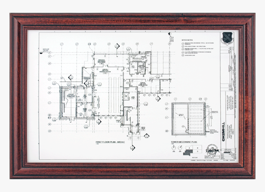 11”x17” Wood Picture Frame - Floor Plan, HD Png Download