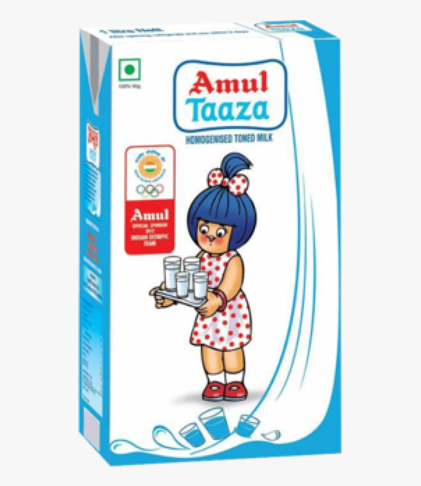 Amul Taaza Tetra Pack, HD Png Download