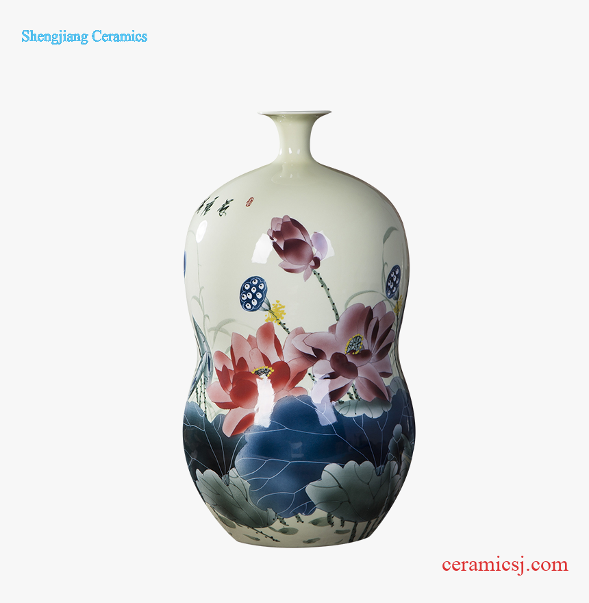 Floret Bottle Of Jingdezhen Ceramics Enamel Painted - Porcelain, HD Png Download