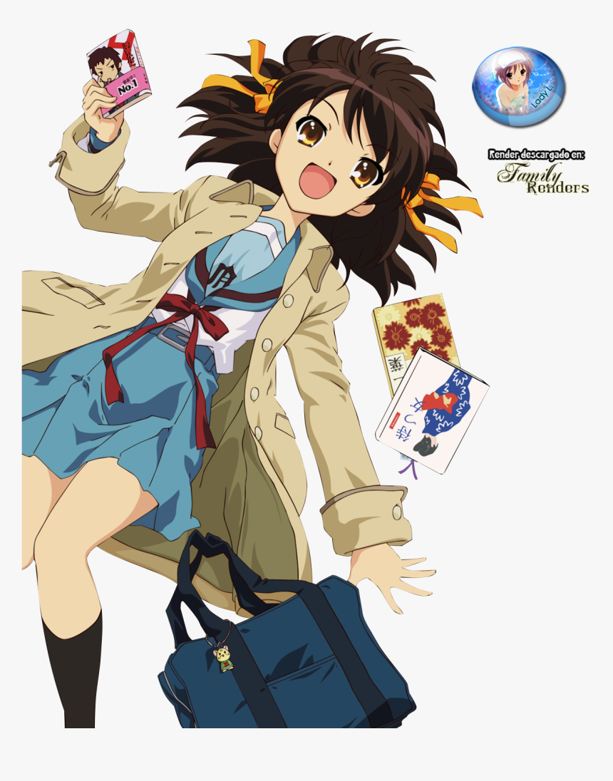 Png-haruhi Suzumiya - Haruhi Suzumiya Chibi, Transparent Png