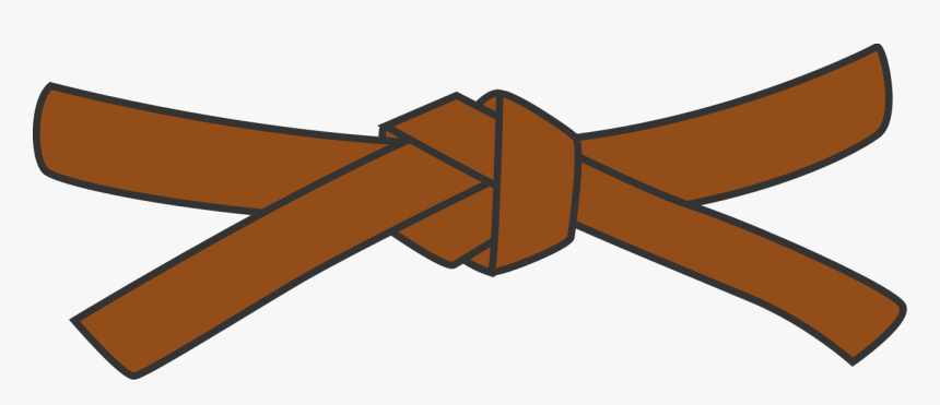 Filejudo Brown Belt - Brown Karate Belt, HD Png Download