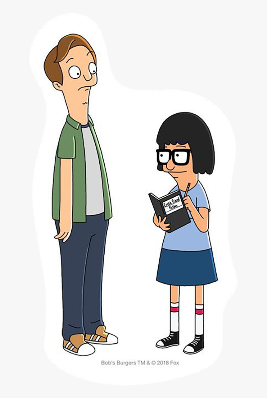 Bobs Burger Sticker Skateboarder, HD Png Download