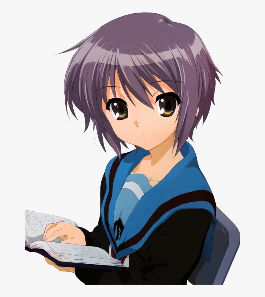 The Melancholy Of Haruhi Suzumiya - Suzumiya Haruhi Nagato Yuki, HD Png Download