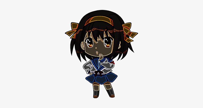 #suzumiya Haruhi - Haruhi Chibi, HD Png Download
