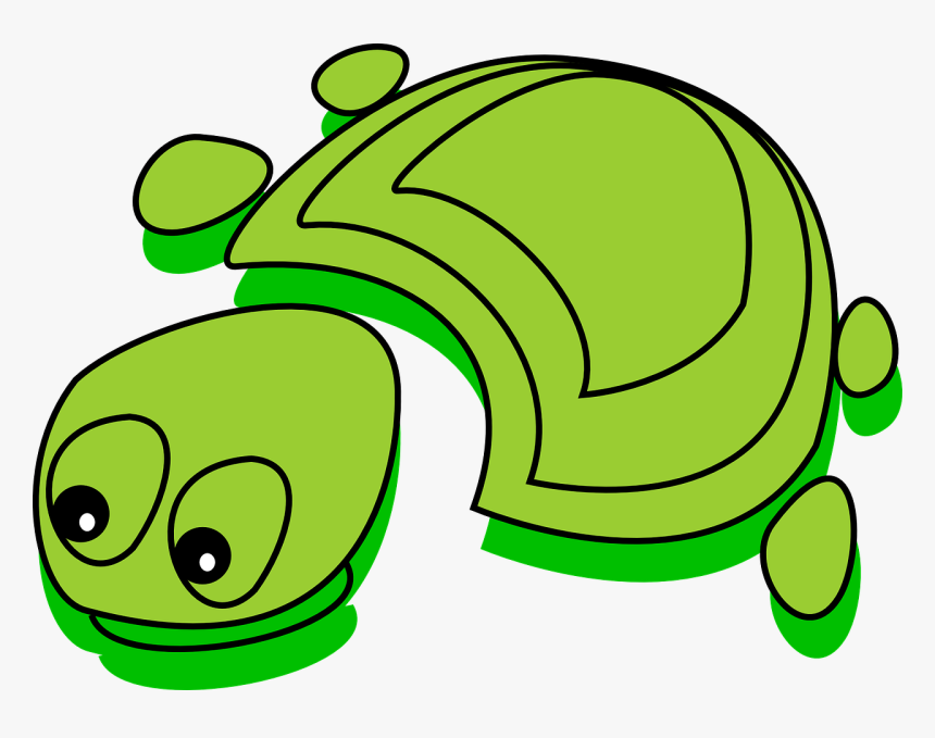 Turtle Green Funny Free Photo - Tortoise Cartoon, HD Png Download