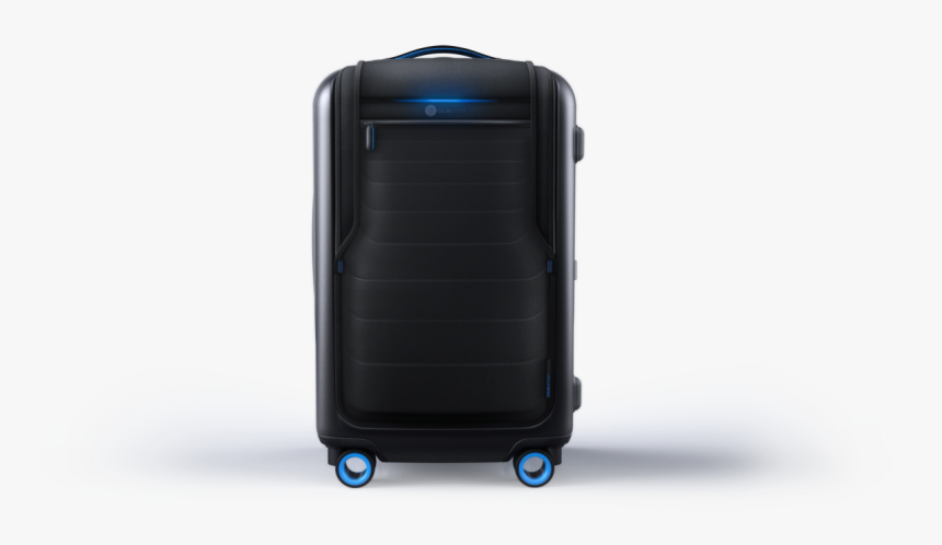 Blue Smart Carry Png Image - Hubless Wheel Luggage, Transparent Png