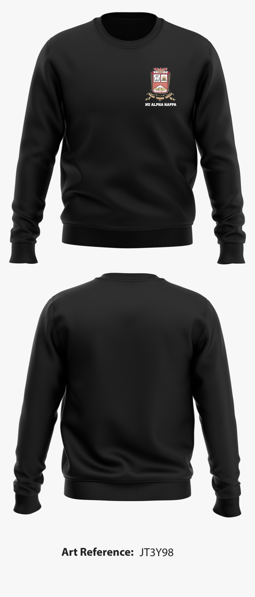 Nu Alpha Kappa Crew Neck Sweatshirt, HD Png Download