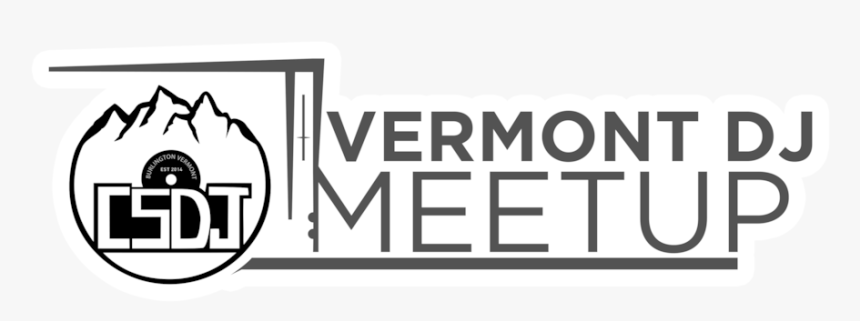 Dj Meetup Logo W Stroke, HD Png Download