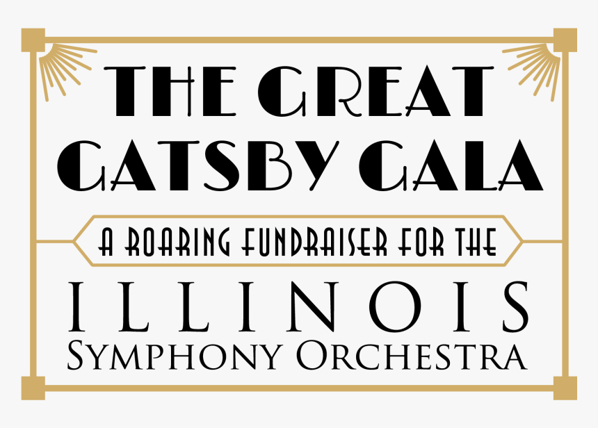 Great Gatsby Border Png - Poster, Transparent Png