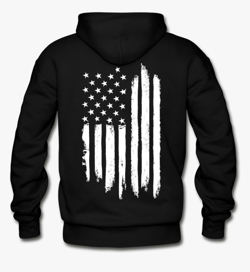 Distress Us Flag Hoodie - Hoodie, HD Png Download