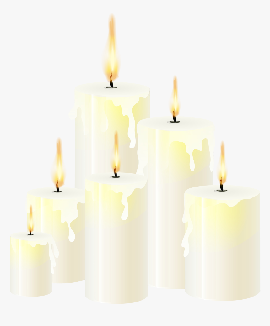 Unity Candle Flameless Candle Wax Product Design - Advent Candle, HD Png Download