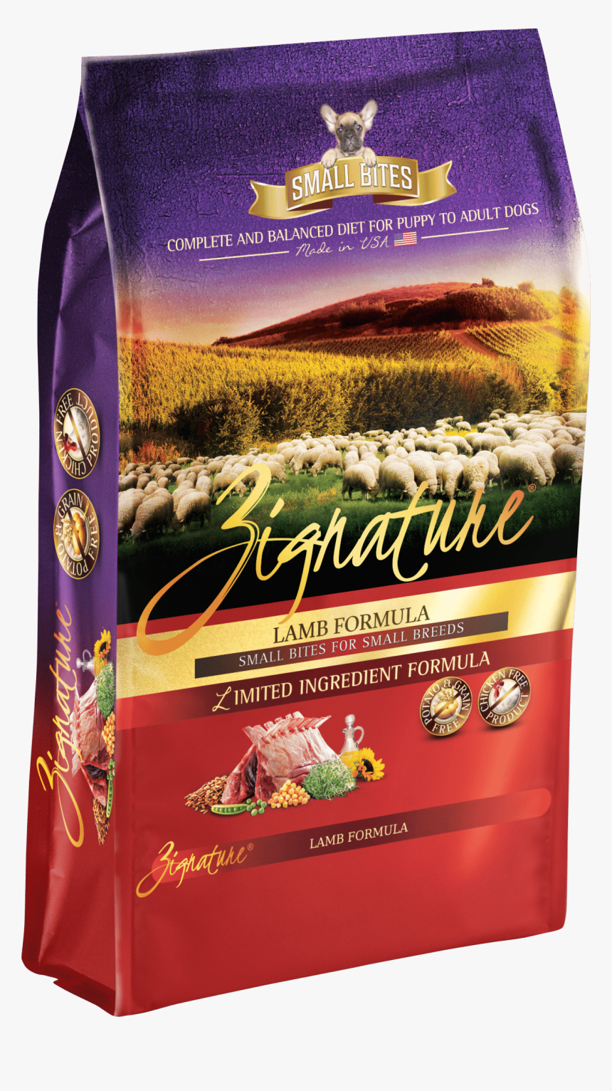 Zignature Small Bites Dog Food, HD Png Download