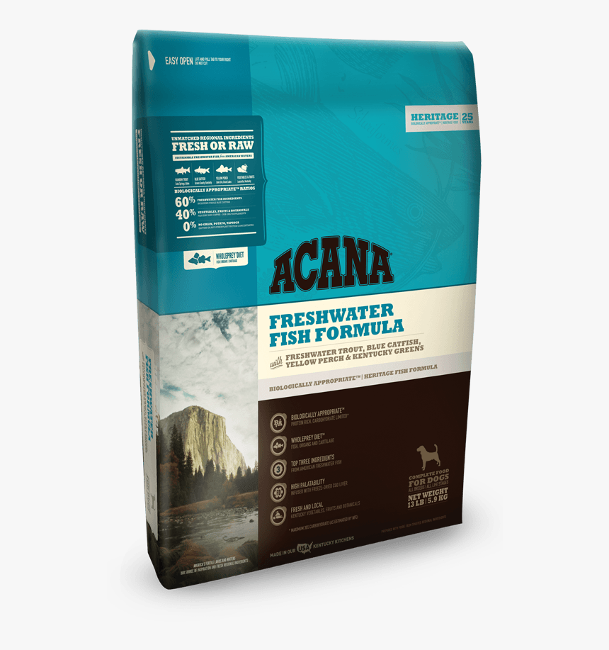 Acana Freshwater Fish Healthy Dog Food - Acana Dog Food Freshwater, HD Png Download