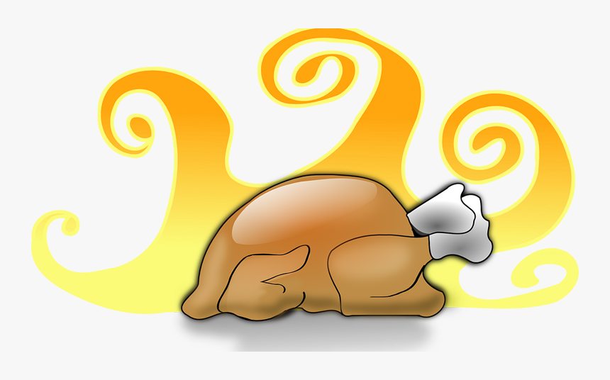 Hot Huge Freebie - Cooked Turkey Clip Art Png, Transparent Png