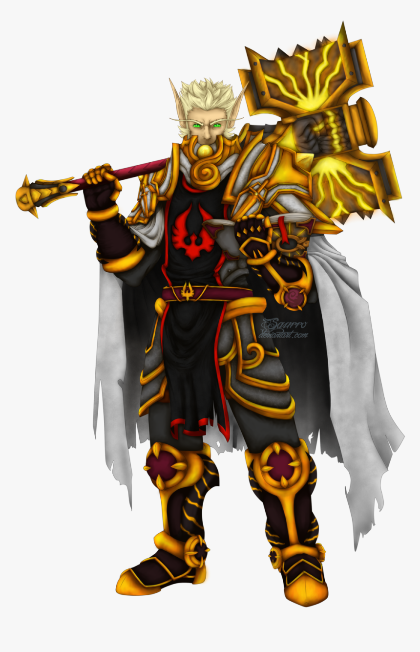 Wow Png Paladin - Blood Elf Paladin Png, Transparent Png
