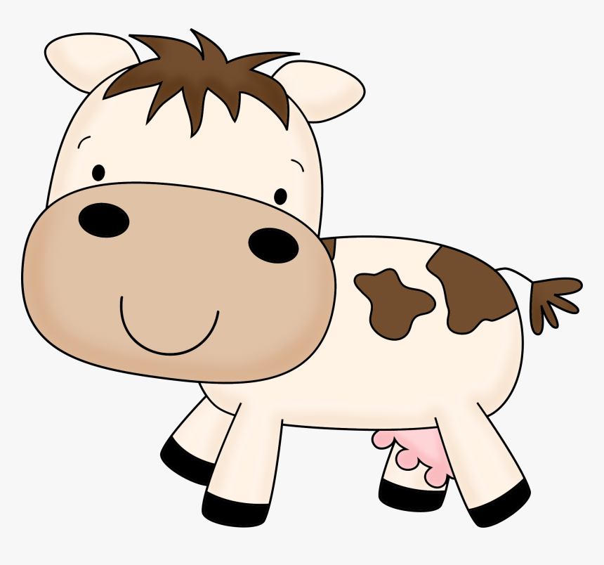 Minecraft Cow Clipart - Baby Cow Clip Art, HD Png Download