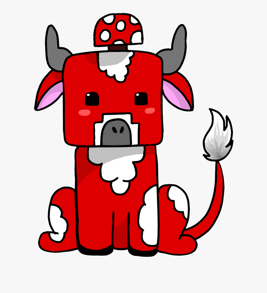 Mooshroom - Cartoon, HD Png Download