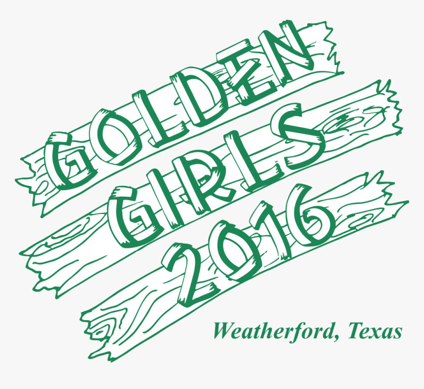 Golden Girls - Calligraphy, HD Png Download