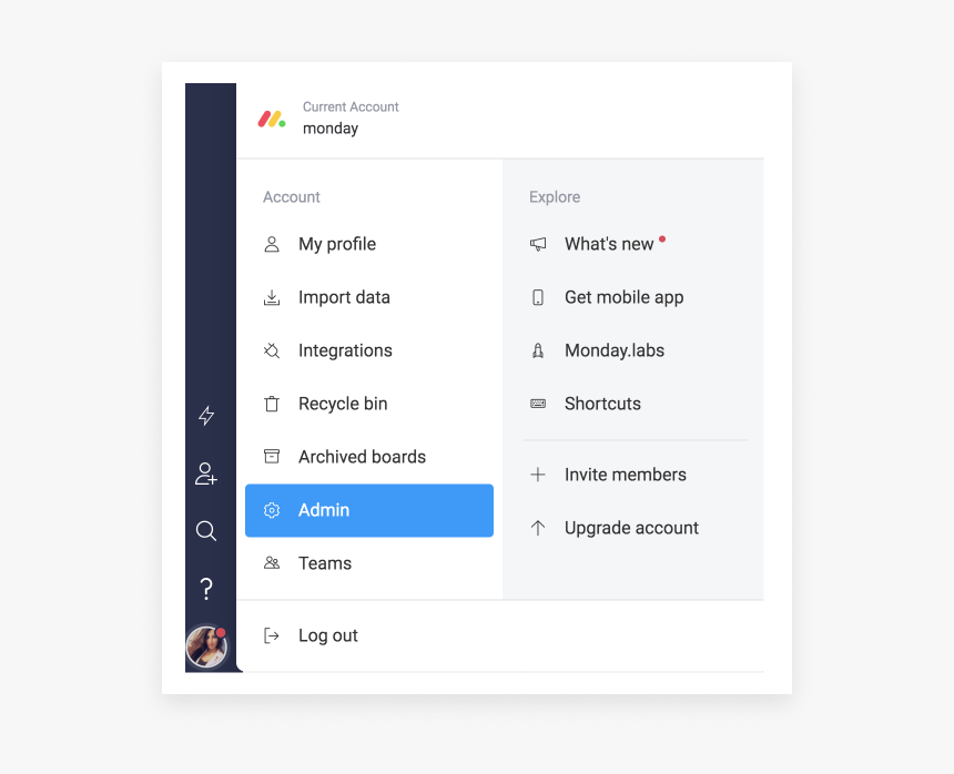 Monday Com Admin Users, HD Png Download