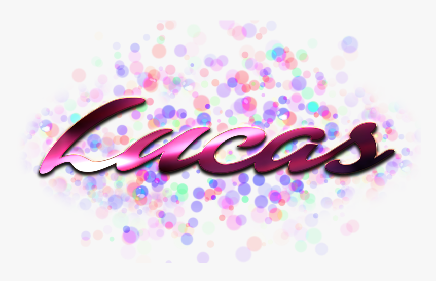 Lucas Name Logo Bokeh Png - Graphic Design, Transparent Png