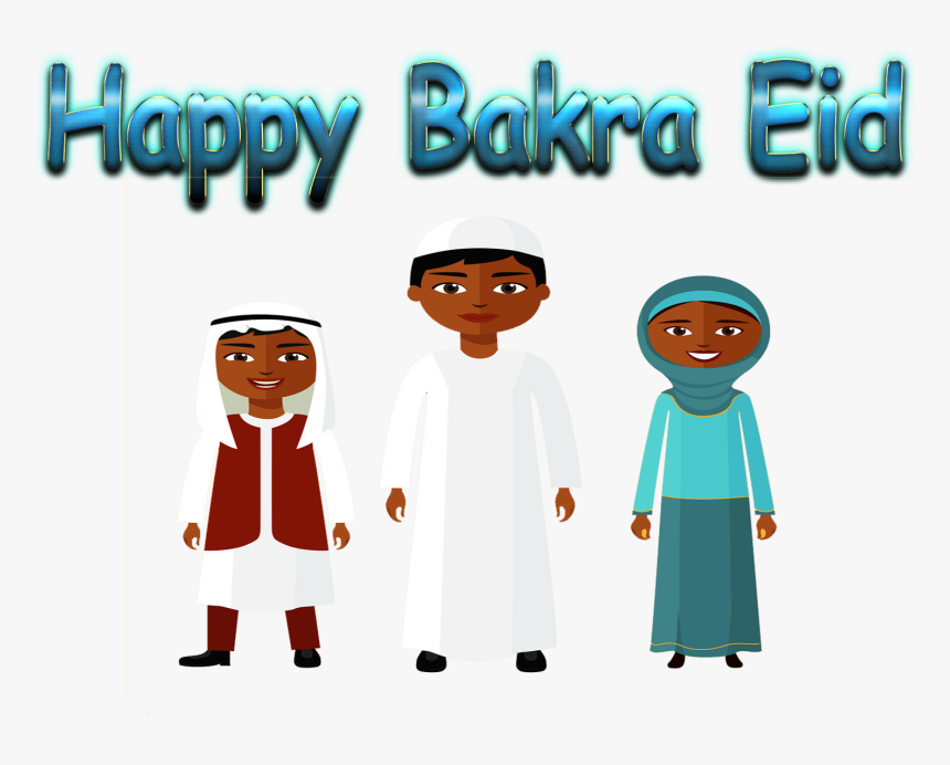 Happy Bakra Eid Png Images Download - Cartoon, Transparent Png
