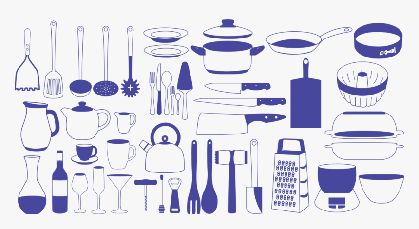 All The Tools You Need To Arrange For A Smooth Qurbani - Utensílios De Cozinha Em Inglês, HD Png Download