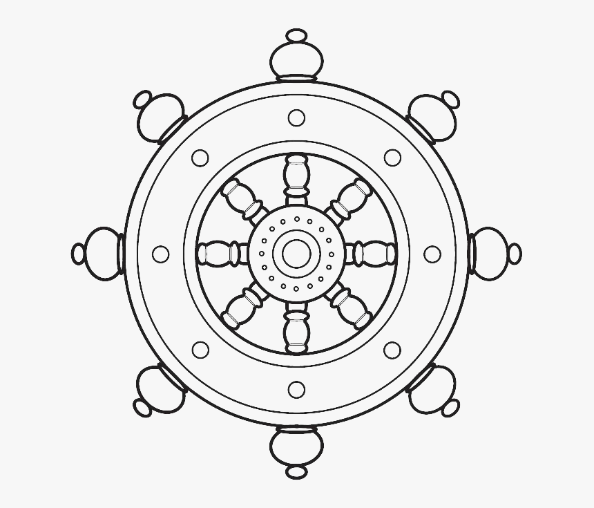 Buddhist Symbol To Colour, HD Png Download