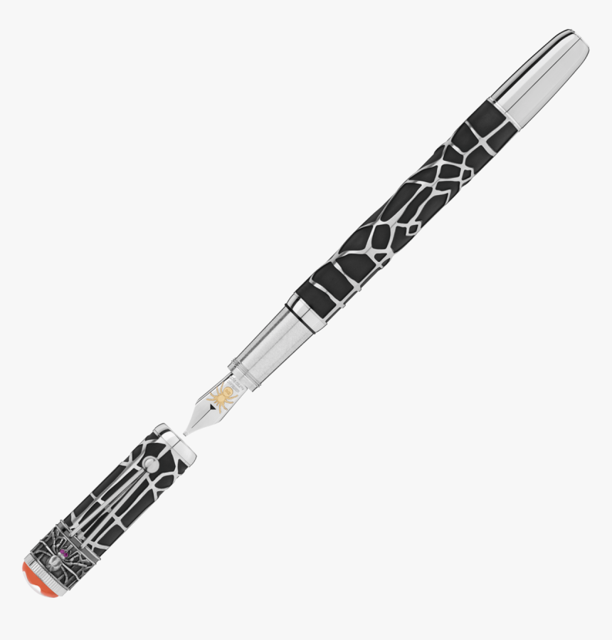 Fountain Pen Heritage Rouge Et Noir Spider Metamorphosis - Montblanc Spider, HD Png Download