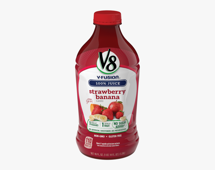 V8 Juice Strawberry Banana, HD Png Download