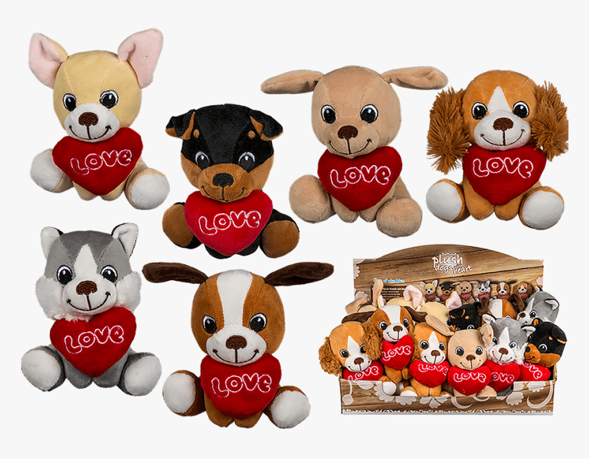 Cane Peluche Con Il Cuore, HD Png Download