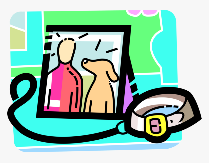 Vector Illustration Of Family Photograph Photo In Frame, HD Png Download