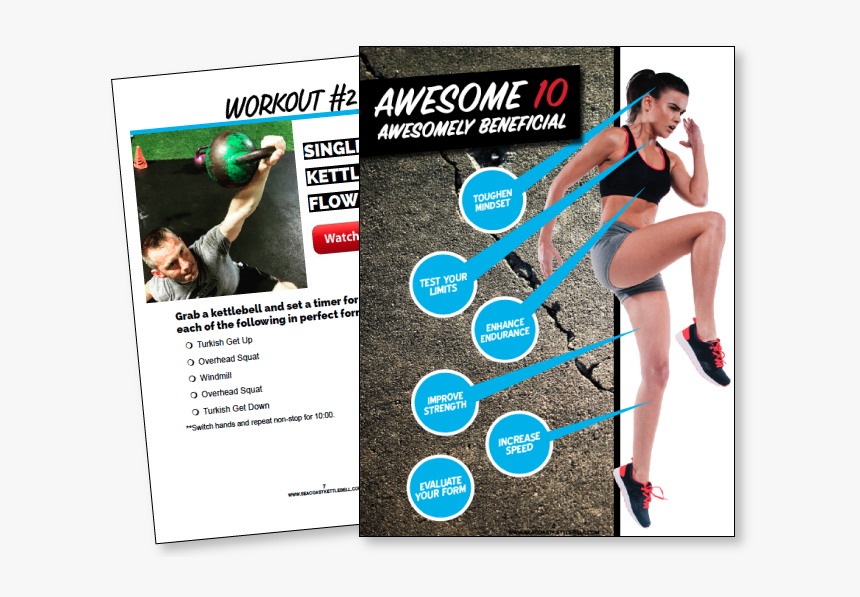Awesome 10 Workouts - Flyer, HD Png Download