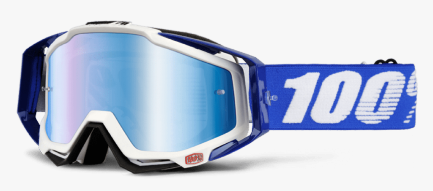 Fa15rccobaltbluemirror - Motocross Goggles 100, HD Png Download