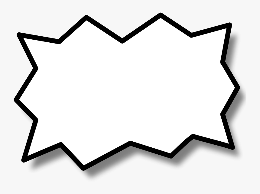 Burst Speech Bubble, HD Png Download