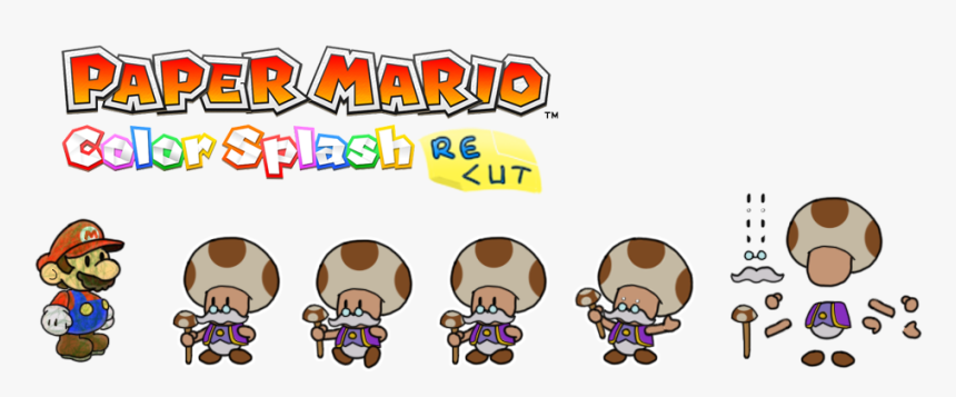 Paper Mario Color Splash Toadsworth, HD Png Download