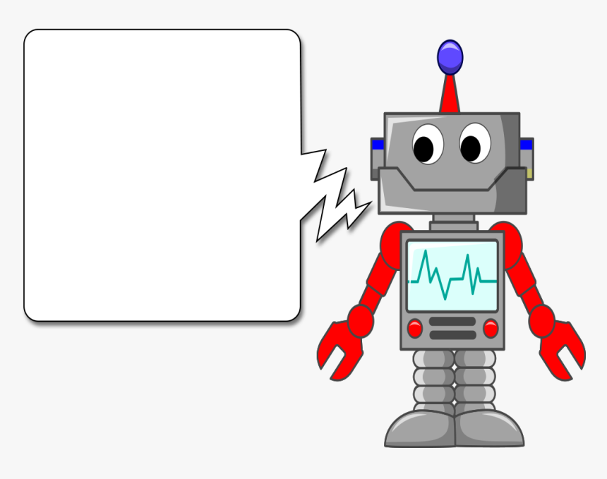 Cartoon Robots With Blank Backgrounds, HD Png Download