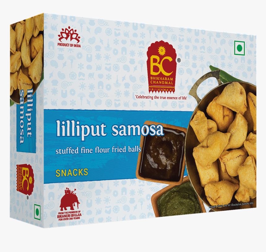 Bc Lilliput Samosa - Bhikharam Chandmal Mini Samosa, HD Png Download