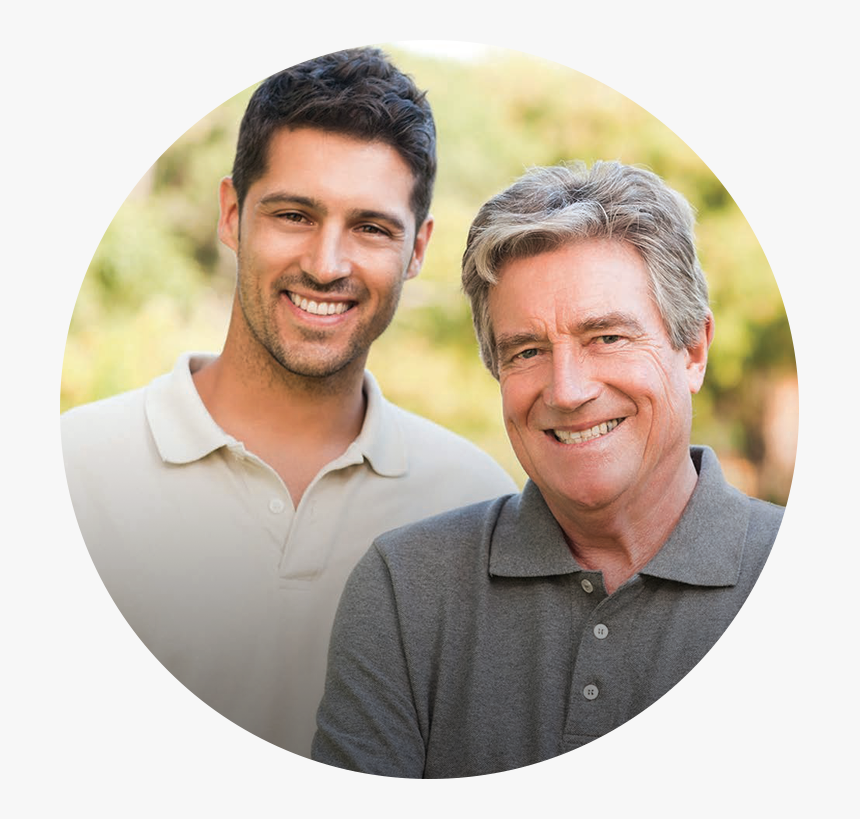 Human Hair - Father With Older Son, HD Png Download